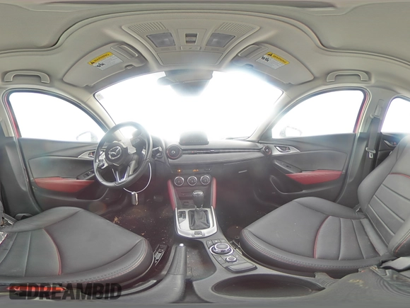 2018 Mazda CX-3 Touring with VIN JM1DKFC79J0300810, listed as a Copart auction lot 45122375 with 51,384 mi miles and Salvage Title. Bid and sale history available at carsss.com. Image 13.