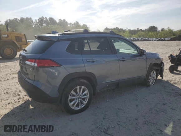 2022 Toyota Corolla Cross LE with VIN 7MUBAABG6NV041555, listed as a Copart auction lot 56567225 with 26,736 mi miles and Salvage title. Bid and sale history available at DreamBid. Image 3.