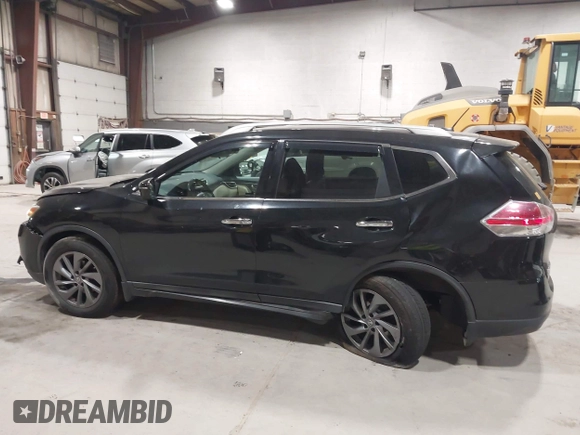 2016 Nissan Rogue SL with VIN 5N1AT2MV9GC755584, listed as a IAAI auction lot 42106132 with 83,514 mi miles and . Bid and sale history available at DreamBid. Image 14.