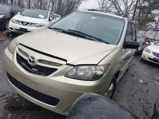2005 Mazda MPV LX with VIN JM3LW28J650536535, listed as a IAAI auction lot 41569472 with 327,590 mi miles. Bid and sale history available at carsss.com. Image 2.