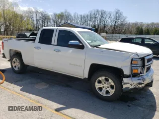 2015 Chevrolet Silverado 1500 LS with VIN 1GCVKPEC3FZ286619, listed as a Copart auction lot 53148765 with 217,253 mi miles and Salvage Title. Bid and sale history available at DreamBid. Image 4.