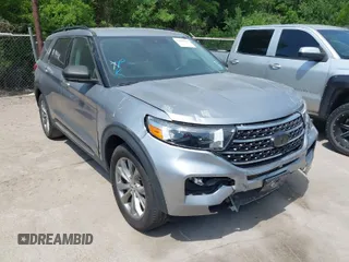 2021 Ford Explorer XLT with VIN 1FMSK7DH1MGC16346, listed as a IAAI auction lot 42029757 with 50,314 mi miles. Bid and sale history available at carsss.com. Image 1.