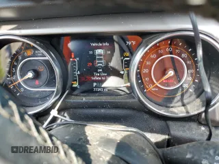 2021 Jeep Wrangler Sport with VIN 1C4GJXAN2MW523442, listed as a Copart auction lot 58253505 with 77,393 mi miles and Salvage title. Bid and sale history available at DreamBid. Image 9.