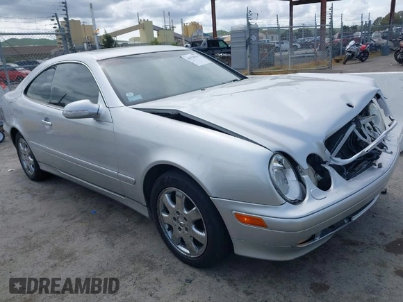 2002 Mercedes-Benz CLK 320/430 with VIN WDBLJ65G52T126485, listed as a IAAI auction lot 41978394 with 141,315 mi miles and . Bid and sale history available at DreamBid. Image 1.