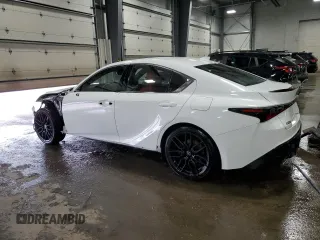 2021 Lexus IS 350 F Sport with VIN JTHGZ1E25M5019817, listed as a Copart auction lot 50634865 with 38,414 mi miles and Salvage Title. Bid and sale history available at DreamBid. Image 2.