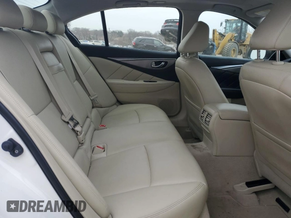 2016 Infiniti Q50 3.0t Premium with VIN JN1EV7AR5GM344216, listed as a Copart auction lot 49312195 with 141,899 mi miles and Salvage Title. Bid and sale history available at carsss.com. Image 10.