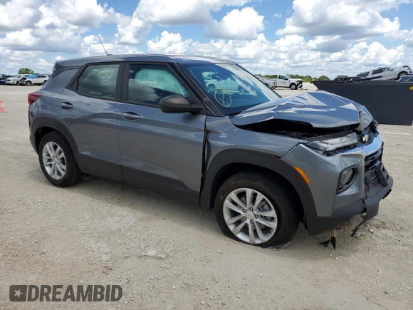 2021 Chevrolet TrailBlazer LS with VIN KL79MMS29MB018912, listed as a Copart auction lot 55578833 with 39,957 mi miles. Bid and sale history available at carsss.com. Image 4.