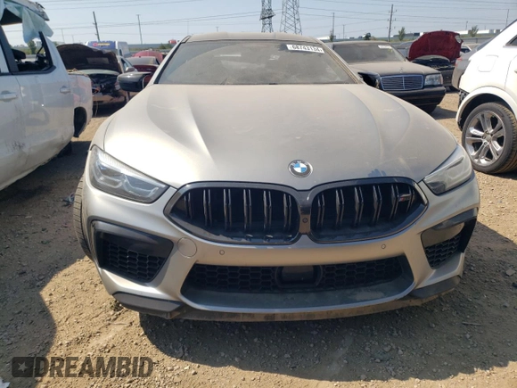 2021 BMW M8 z VIN WBSGV0C01MCF26925, wystawiony jako Copart lot #68743134 z przebiegiem Nie podano mil oraz Szkoda całkowita • Salvage title. Historia ofert i sprzedaży dostępna na DreamBid. Obrazek 5.
