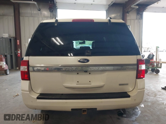 2015 Ford Expedition Max Limited with VIN 1FMJK2ATXFEF10303, listed as a IAAI auction lot 41999970 with 186,868 mi miles and . Bid and sale history available at DreamBid. Image 16.