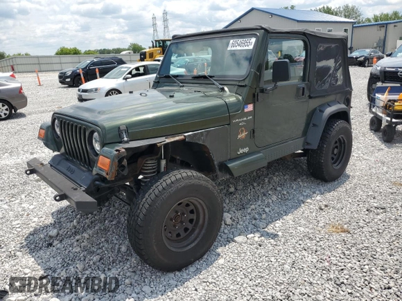 1998 Jeep Wrangler Sahara с VIN 1J4FY49S0WP727745, выставлен на аукционе Copart как лот 60546955 с пробегом 139 476 миль миль и Чистый • Clean title. История ставок и продаж доступна на DreamBid. Изображение 1.