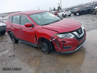 2017 Nissan Rogue SL with VIN JN8AT2MV6HW276211, listed as a IAAI auction lot 41731167 with 123,835 mi miles. Bid and sale history available at carsss.com. Image 1.