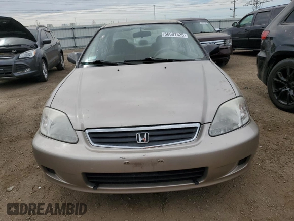2000 Honda Civic LX with VIN 1HGEJ6677YL043935, listed as a Copart auction lot 56601325 with 163,195 mi miles and Clean Title. Bid and sale history available at DreamBid. Image 5.