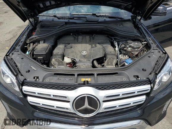 2019 Mercedes-Benz GLS 450 with VIN 4JGDF6EE3KB229380, listed as a Copart auction lot 55335245 with 107,130 mi miles and Salvage title. Bid and sale history available at DreamBid. Image 12.