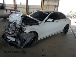 2019 Mercedes-Benz C 300 with VIN WDDWF8DB4KR462407, listed as a Copart auction lot 52336005 with 75,466 mi miles and Salvage Title. Bid and sale history available at DreamBid. Image 1.