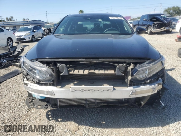 2019 Honda Accord Sport with VIN 1HGCV1F3XKA090777, listed as a Copart auction lot 55314915 with 52,077 mi miles and Salvage Title. Bid and sale history available at DreamBid. Image 5.