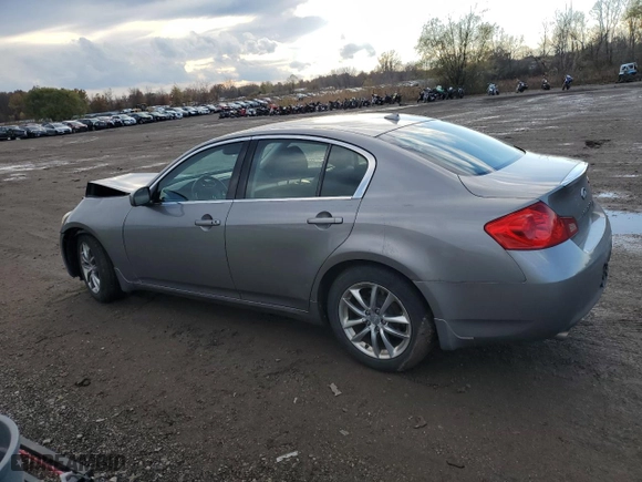 2007 Infiniti G35 Sedan G35x with VIN JNKBV61F27M807797, listed as a Copart auction lot 79869344 with 197,362 mi miles and Salvage Title. Bid and sale history available at carsss.com. Image 2.