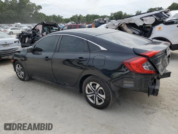 2017 Honda Civic LX with VIN 2HGFC2F56HH539666, listed as a Copart auction lot 58782925 with 108,319 mi miles and Salvage title. Bid and sale history available at DreamBid. Image 2.