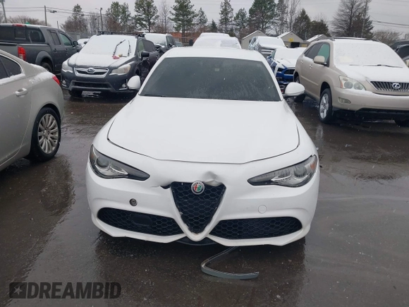 2017 Alfa Romeo Giulia with VIN ZARFAEBN5H7540188, listed as a IAAI auction lot 41619098 with 106,512 mi miles. Bid and sale history available at carsss.com. Image 12.