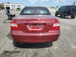 2008 Mercedes-Benz CLK 350 with VIN WDBTK56F48T094425, listed as a Copart auction lot 54401365 with 66,818 mi miles and Salvage title. Bid and sale history available at DreamBid. Image 6.