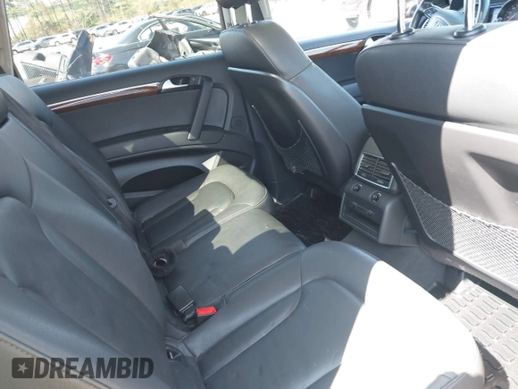 2014 Audi Q7 Premium Plus with VIN WA1LGAFE5ED014701, listed as a IAAI auction lot 42107552 with 98,919 mi miles and . Bid and sale history available at DreamBid. Image 8.