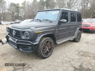 2020 Mercedes-Benz G 63 AMG with VIN WDCYC7HJ5LX334191, listed as a Copart auction lot 42028014 with 46,103 mi miles and Salvage Title. Bid and sale history available at DreamBid. Image 1.
