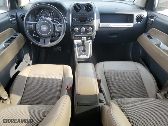 2014 Jeep Compass Latitude with VIN 1C4NJCEB2ED708099, listed as a Copart auction lot 50624185 with 74,240 mi miles and Clean Title. Bid and sale history available at carsss.com. Image 8.