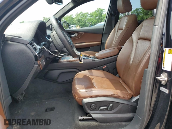 2017 Audi Q7 Premium Plus with VIN WA1LAAF75HD058074, listed as a Copart auction lot 63446045 with 214,453 mi miles and Clean title. Bid and sale history available at DreamBid. Image 8.