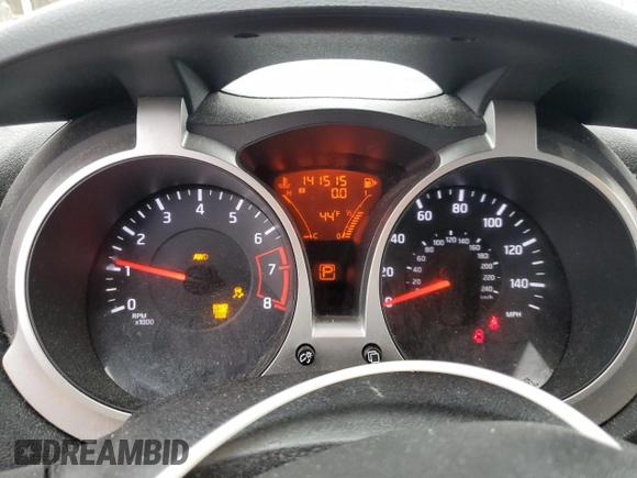 2013 Nissan Juke SV with VIN JN8AF5MV1DT227096, listed as a Copart auction lot 47230375 with 141,515 mi miles and Salvage Title. Bid and sale history available at carsss.com. Image 9.