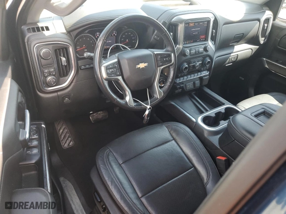 2019 Chevrolet Silverado 1500 LTZ with VIN 1GCPWEED3KZ394937, listed as a Copart auction lot 73764794 with 77,355 mi miles and Non Repairable. Bid and sale history available at carsss.com. Image 8.