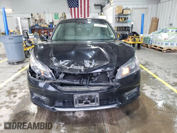2013 Honda Accord Sdn EX-L with VIN 1HGCR2F84DA272502, listed as a Copart auction lot 51702345 with 121,016 mi miles and Salvage Title. Bid and sale history available at carsss.com. Image 5.