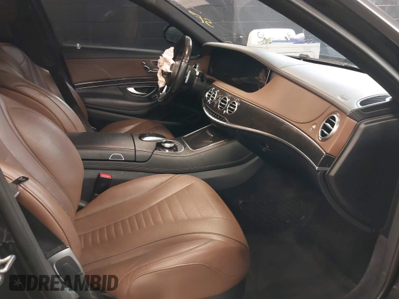 2019 Mercedes-Benz S 560 with VIN WDDUG8GB6KA457322, listed as a IAAI auction lot 41579027 with 34,312 mi miles and . Bid and sale history available at DreamBid. Image 5.