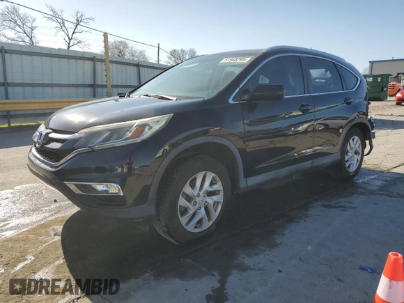 2015 Honda CR-V EX-L with VIN 2HKRM3H77FH547955, listed as a Copart auction lot 51948295 with 88,696 mi miles and Salvage Title. Bid and sale history available at carsss.com. Image 1.