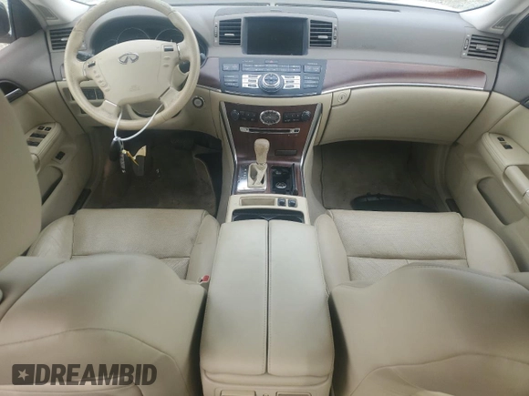 2010 Infiniti M with VIN JN1CY0AP2AM911705, listed as a Copart auction lot 68612054 with Not Provided miles and Clean Title. Bid and sale history available at DreamBid. Image 8.