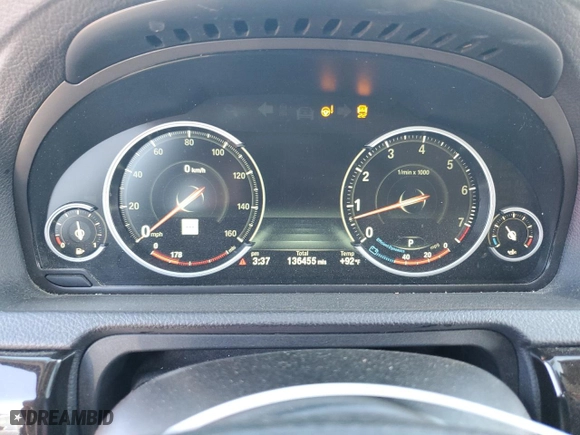 2013 BMW 5 Series Gran Turismo 535i xDrive with VIN WBASP2C50DC338667, listed as a Copart auction lot 76117604 with 136,455 mi miles and Salvage Title. Bid and sale history available at carsss.com. Image 9.