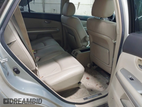 2006 Lexus RX 400h with VIN JTJHW31U960011640, listed as a IAAI auction lot 42256550 with 53,884 mi miles and . Bid and sale history available at DreamBid. Image 8.