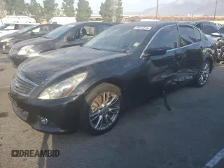 2011 Infiniti G25 Journey with VIN JN1DV6AP0BM601702, listed as a Copart auction lot 74613314 with Not Provided miles and Salvage Title. Bid and sale history available at carsss.com. Image 1.