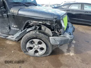 2017 Jeep Wrangler Unlimited Sahara with VIN 1C4BJWEG5HL520140, listed as a IAAI auction lot 41708084 with 74,906 mi miles. Bid and sale history available at carsss.com. Image 18.