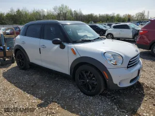 2013 MINI Cooper Countryman with VIN WMWZB3C51DWR35988, listed as a Copart auction lot 51003575 with 0 mi miles and Salvage Title. Bid and sale history available at carsss.com. Image 4.