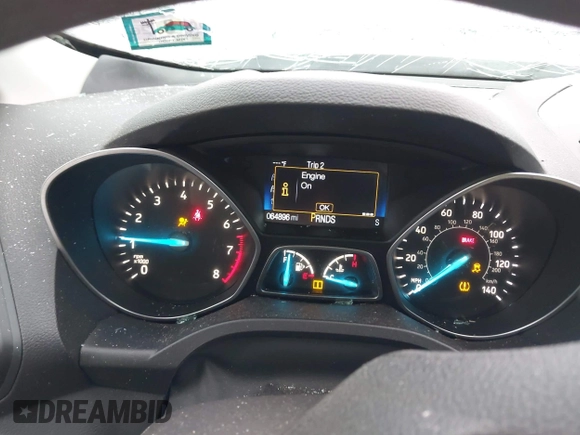 2017 Ford Escape SE with VIN 1FMCU9GD5HUE00425, listed as a IAAI auction lot 41843115 with 64,896 mi miles. Bid and sale history available at carsss.com. Image 7.