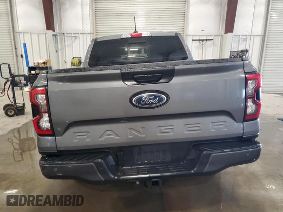 2024 Ford Ranger XLT with VIN 1FTER4HH1RLE14252, listed as a Copart auction lot 47863285 with 14,684 mi miles and Salvage Title. Bid and sale history available at carsss.com. Image 6.