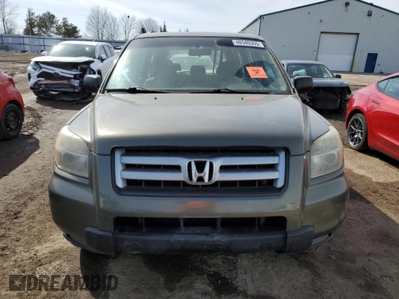 2006 Honda Pilot LX with VIN 2HKYF18176H001128, listed as a Copart auction lot 48540355 with 251,420 mi miles and Clean Title. Bid and sale history available at DreamBid. Image 5.