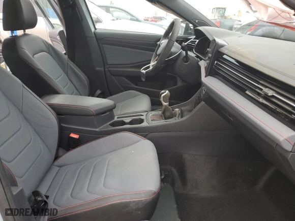 2025 Volkswagen Jetta GLI Autobahn with VIN 3VW1T7BU3SM026741, listed as a Copart auction lot 47203535 with 1,278 mi miles and Salvage Title. Bid and sale history available at carsss.com. Image 7.