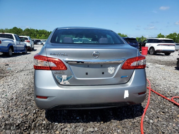 2014 Nissan Sentra SV with VIN 3N1AB7AP5EY270229, listed as a Copart auction lot 60853495 with 86,822 mi miles and Salvage title. Bid and sale history available at DreamBid. Image 6.