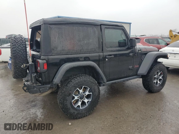2020 Jeep Wrangler Rubicon with VIN 1C4HJXCG9LW142723, listed as a Copart auction lot 43423865 with 48,711 mi miles and Salvage title. Bid and sale history available at DreamBid. Image 3.