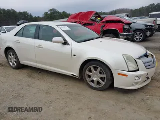 2005 Cadillac STS with VIN 1G6DW677250198015, listed as a IAAI auction lot 41543304 with 160,000 mi miles. Bid and sale history available at carsss.com. Image 1.