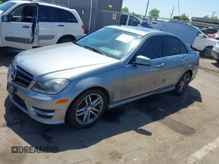 2014 Mercedes-Benz C 250 Sport with VIN WDDGF4HB9EA961665, listed as a IAAI auction lot 42055533 with 112,404 mi miles and . Bid and sale history available at DreamBid. Image 2.