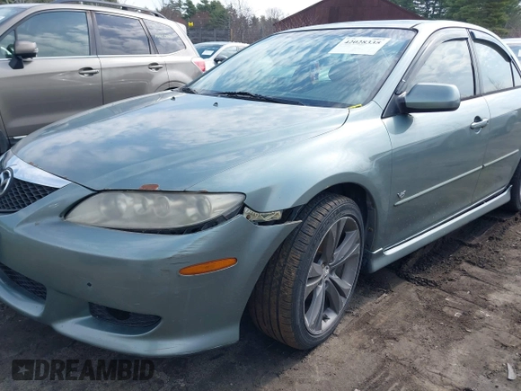 2004 Mazda Mazda6 s with VIN 1YVFP80D545N30474, listed as a IAAI auction lot 42028335 with 1 mi miles. Bid and sale history available at carsss.com. Image 6.