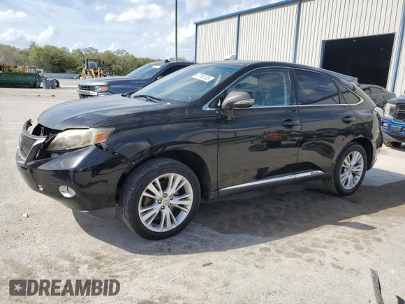 2010 Lexus RX 450h with VIN JTJZB1BA1A2403064, listed as a Copart auction lot 47763135 with 174,623 mi miles and Clean title. Bid and sale history available at DreamBid. Image 1.
