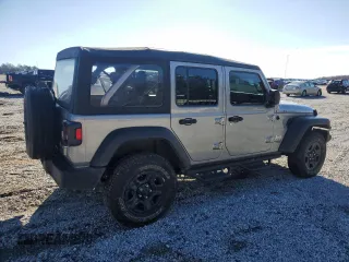2020 Jeep Wrangler Unlimited Sport with VIN 1C4HJXDM1LW248717, listed as a Copart auction lot 42967745 with 50,496 mi miles and Salvage title. Bid and sale history available at DreamBid. Image 3.