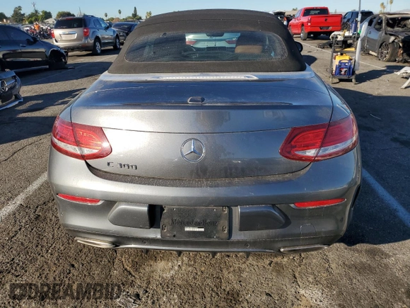 2017 Mercedes-Benz C 300 with VIN WDDWK4JB9HF444987, listed as a Copart auction lot 83881354 with 22,000 mi miles and Salvage Title. Bid and sale history available at DreamBid. Image 6.
